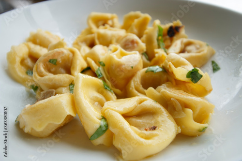 Italian pasta food tortellini