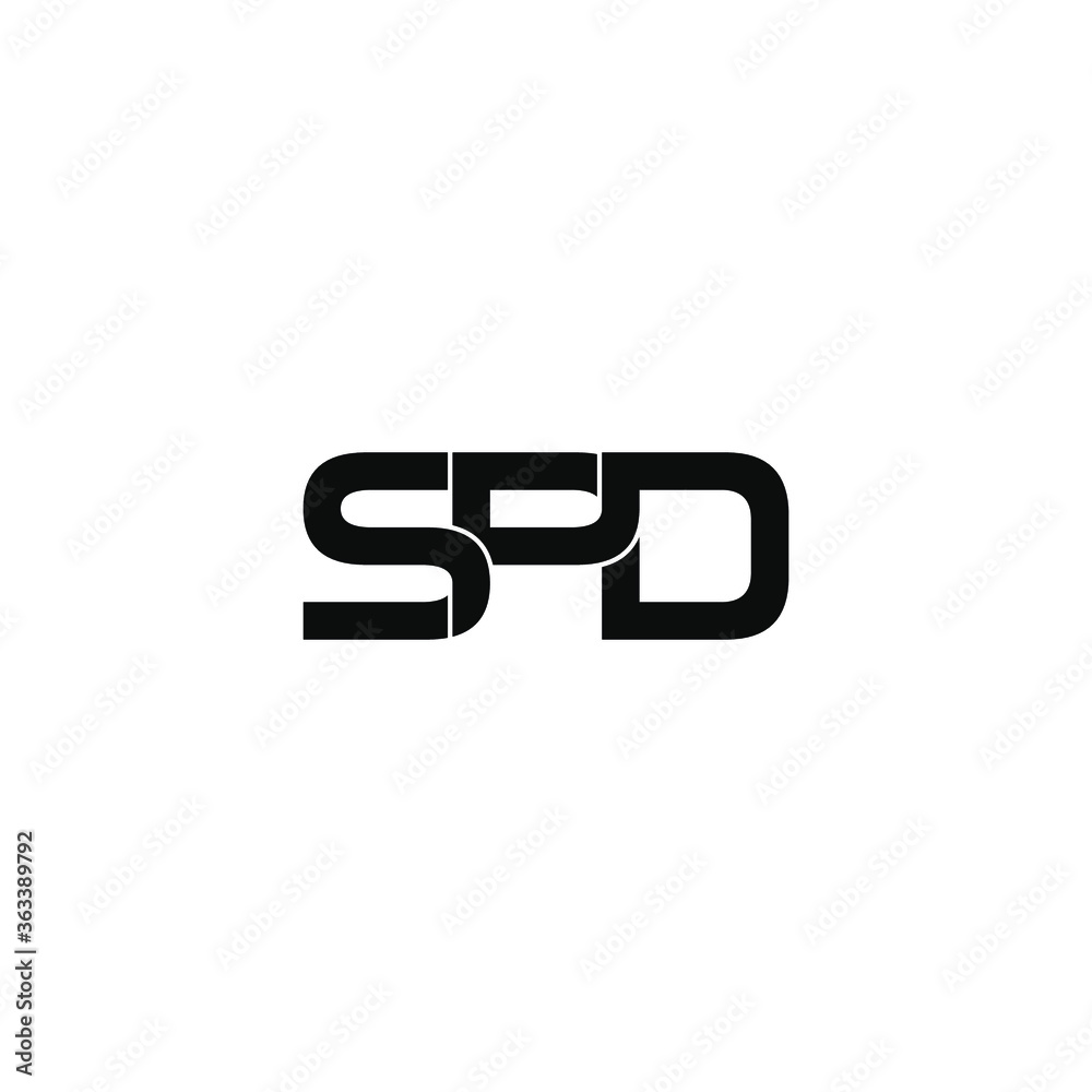 spd letter original monogram logo design spd letter original monogram logo design