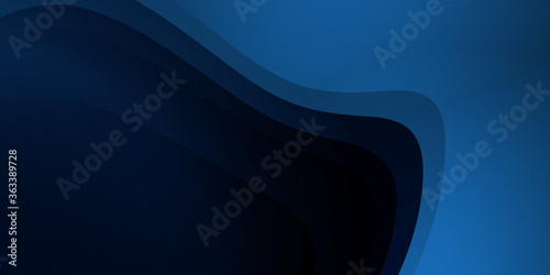 3D abstract background with paper cut shapes. Vector design layout for business presentations, flyers, posters and invitations. Blue carving art presentation background