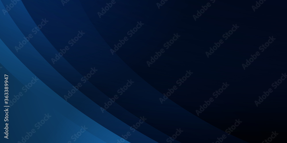 Abstract blue wave curve 3D structure circuit computer technology business background