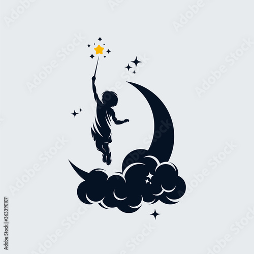 Catching the stars logo design