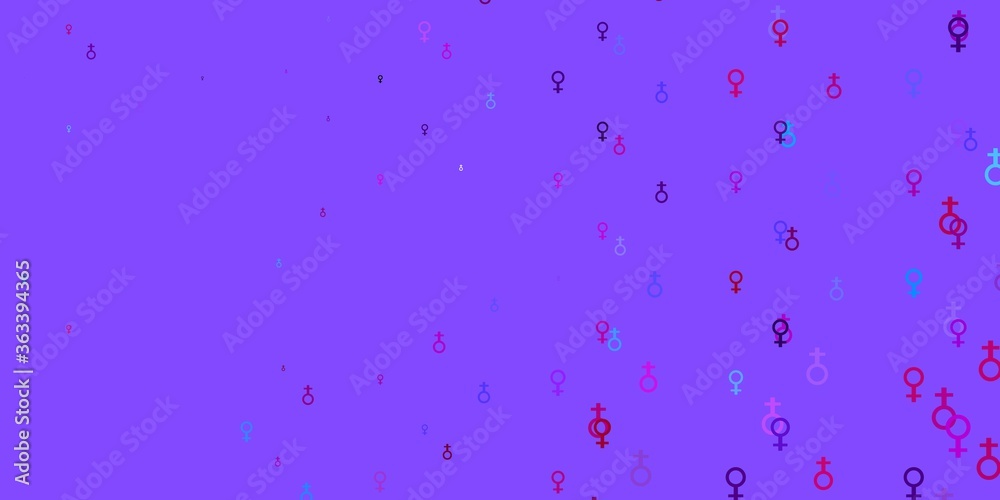Light Gray vector backdrop with woman's power symbols. Light Gray vector backdrop with woman's power symbols.