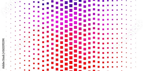 Light Purple, Pink vector pattern in square style. New abstract illustration with rectangular shapes. Pattern for commercials, ads.