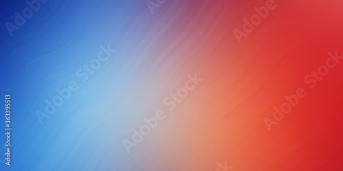 Light Blue, Red vector pattern with curved lines. Bright sample with colorful bent lines, shapes. Best design for your posters, banners.