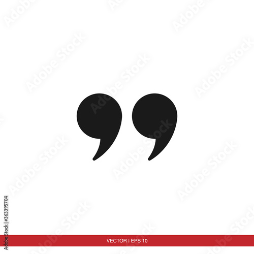Quotation mark icon