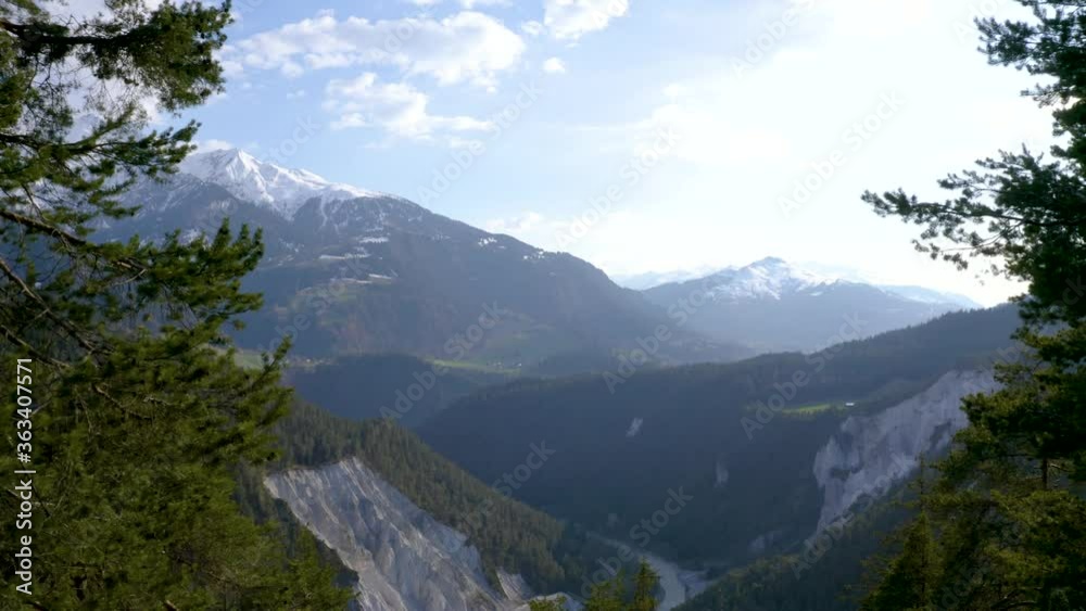 Drone aerial shot of mountains in Switzerland Drone aerial shot of mountains in Switzerland