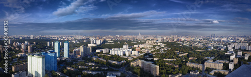 North-West districts of Moscow: Strogino, Tushino and Schukino. 