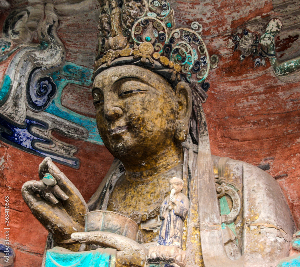 the dazu rock carvings in china