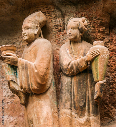 the dazu rock carvings in china