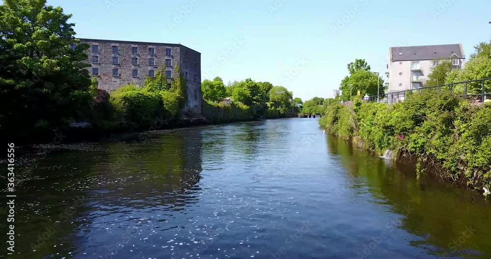 Beautiful shot of Galway River in 4K Beautiful shot of Galway River in 4K