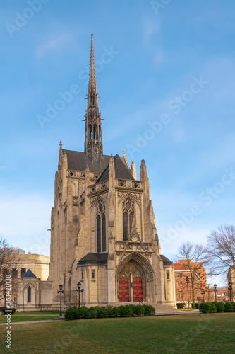 Pittsburgh.Pennsylvania.USA February 20, 2017 Heinz Memorial Chapel