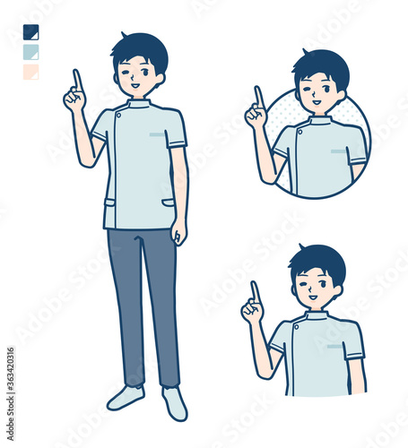 simple nurse man_pointing-hand-sign