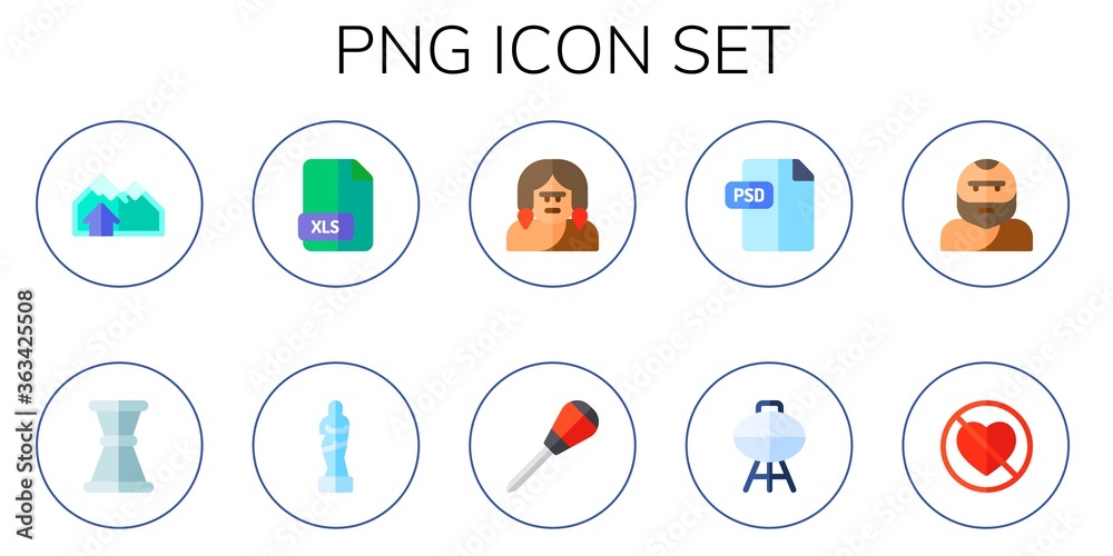 png icon set