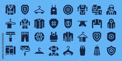 coat icon set