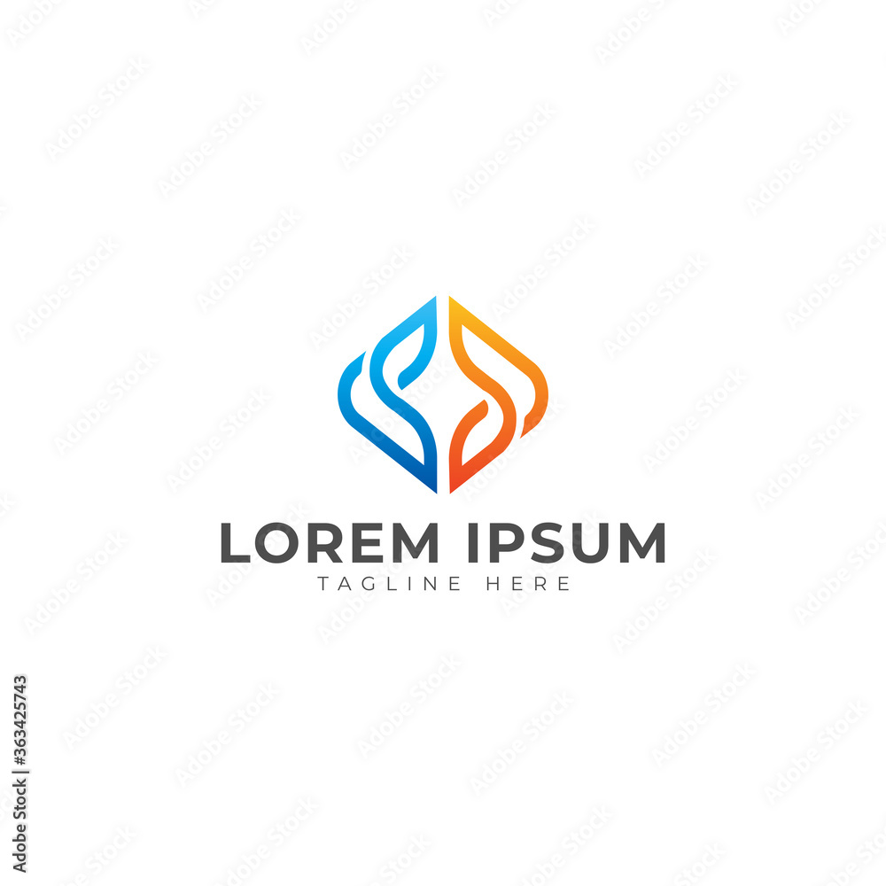 Flame Concept Abstract Letter S Logo Vector Icon Illustration Flame Concept Abstract Letter S Logo Vector Icon Illustration