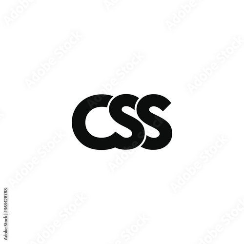 css letter original monogram logo design