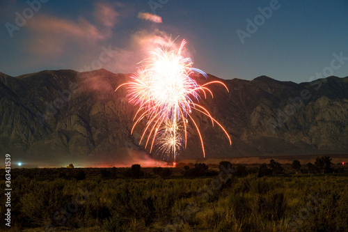 Fireworks in the Mountains
