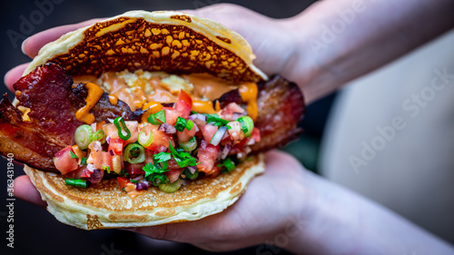 Photos Breakfast taco pancake