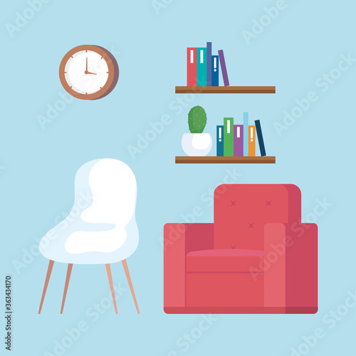 living room home place icon vector illustration design