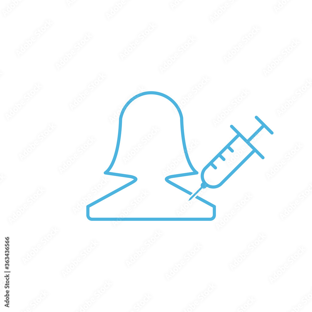 injection syringe flat icon vector logo design trendy injection syringe flat icon vector logo design trendy