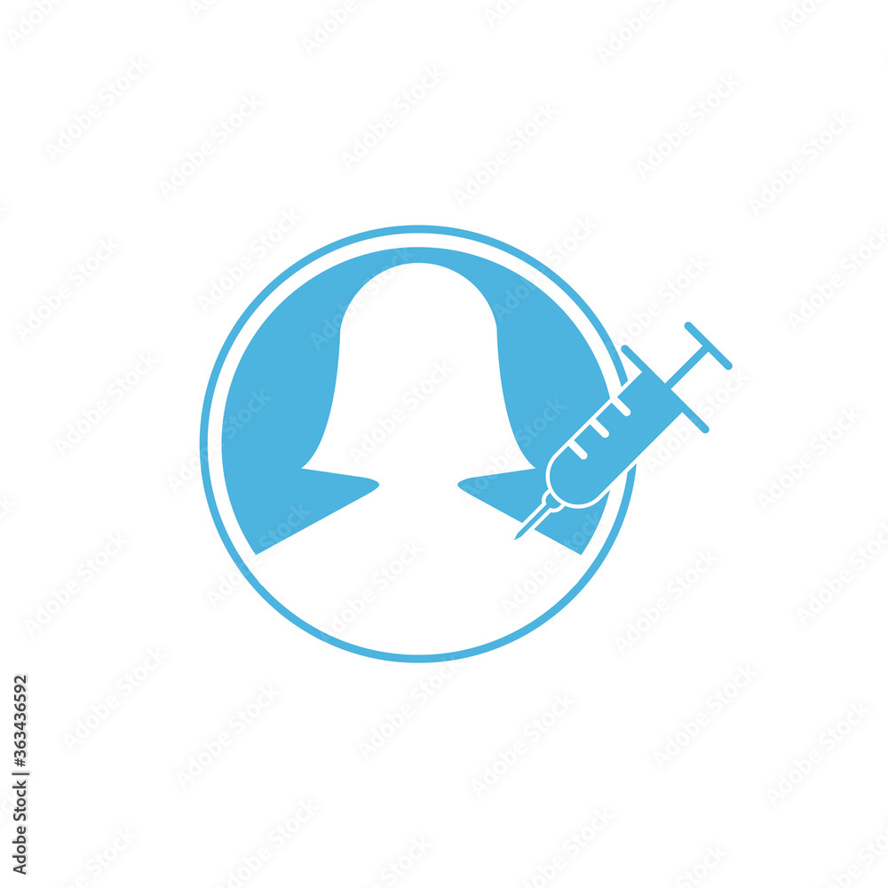 injection syringe flat icon vector logo design trendy injection syringe flat icon vector logo design trendy