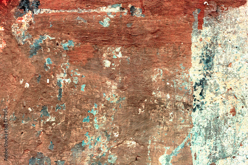 Wall old painted concrete.