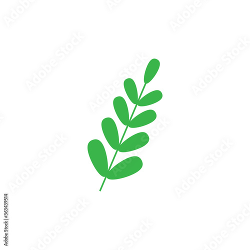 Floral nature icon decorative element vector design