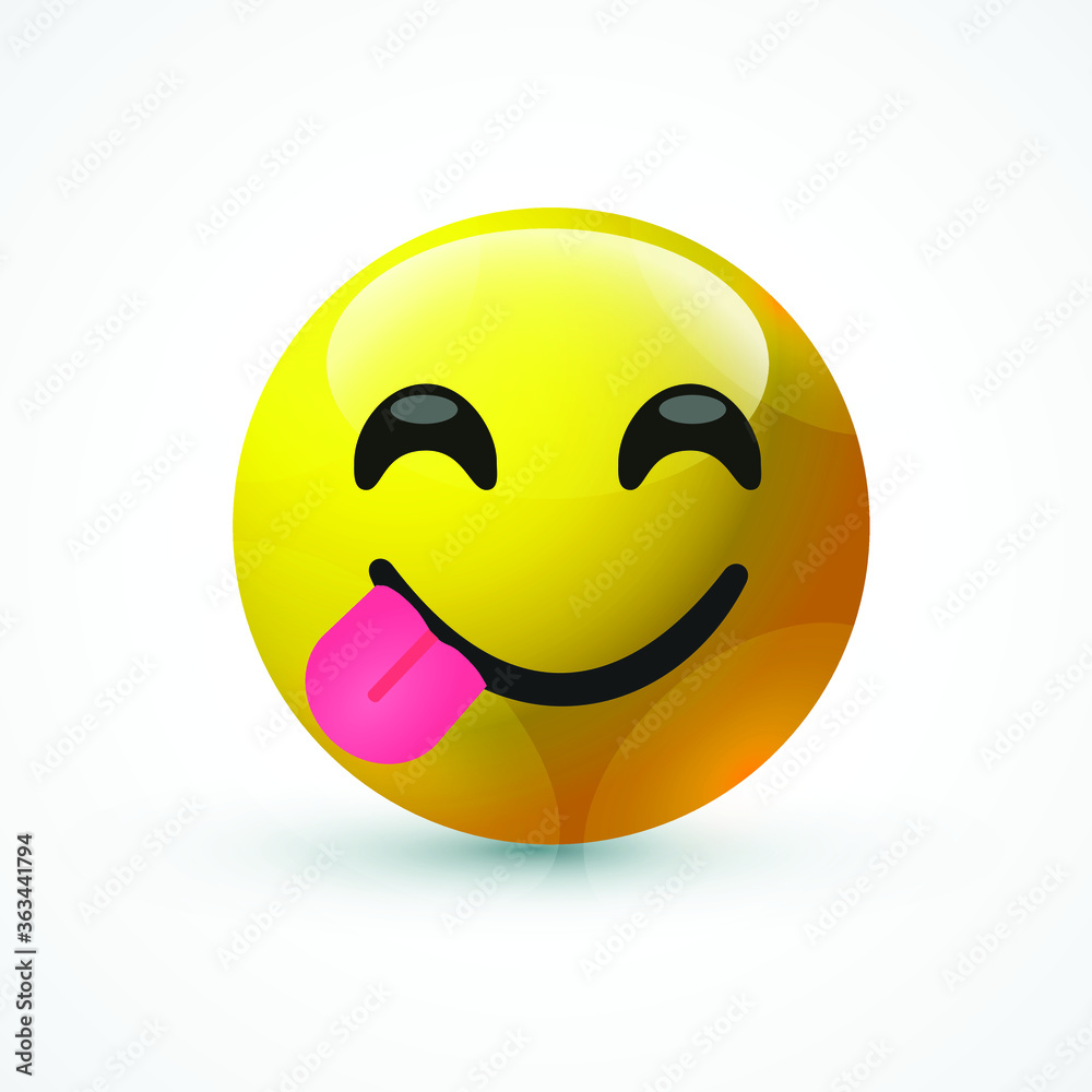 vector round yellow cartoon bubble Goofy Hungry Smiling Licking Savouring Delicious emoticons comment social media Facebook Instagram Whatsapp chat comment reactions icon template face emoji character vector round yellow cartoon bubble Goofy Hungry Smiling Licking Savouring Delicious emoticons comment social media Facebook Instagram Whatsapp chat comment reactions icon template face emoji character