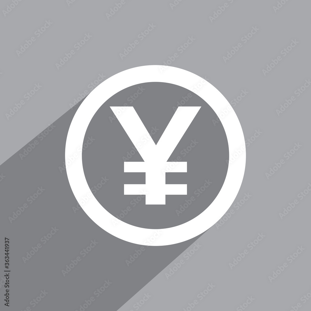 Fototapeta premium Yen currency icon, Financial icon vector