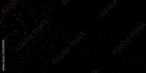 Dark Red vector background with colorful stars. Modern geometric abstract illustration with stars. Pattern for websites, landing pages.