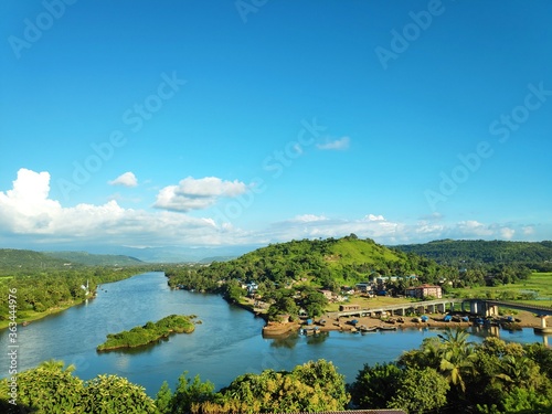 landscape with river and blue sky © ErSyedFaizan