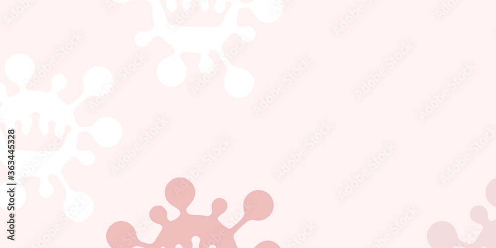 Light red vector texture with disease symbols. Light red vector texture with disease symbols.