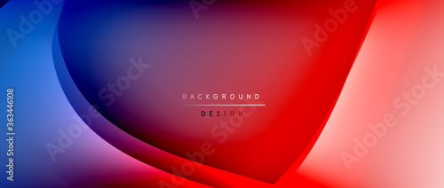 Fluid gradient waves with shadow lines and glowing light effect, modern flowing motion abstract background for cover, placards, poster, banner or flyer