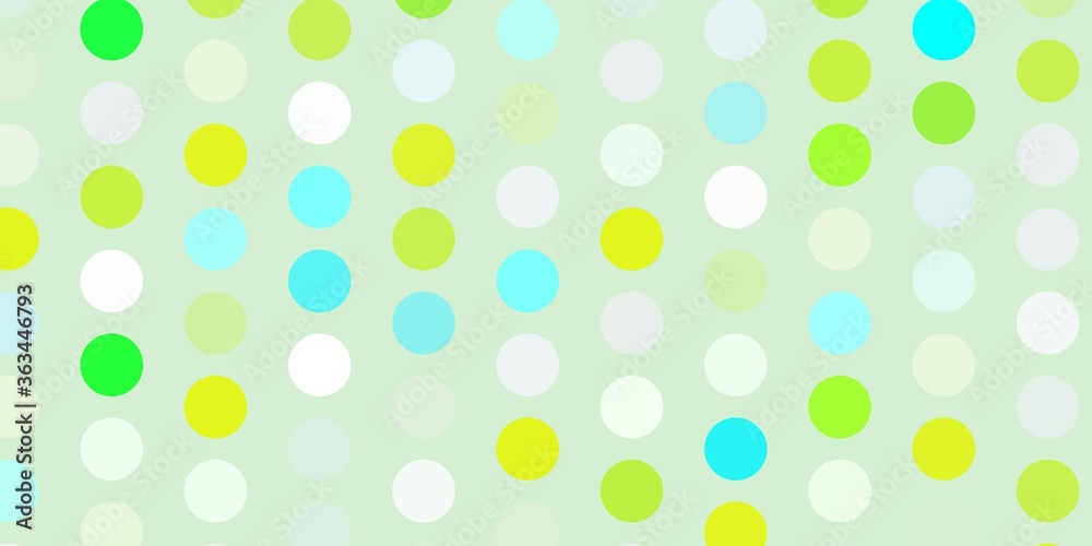 Light blue, green vector background with spots. Light blue, green vector background with spots.