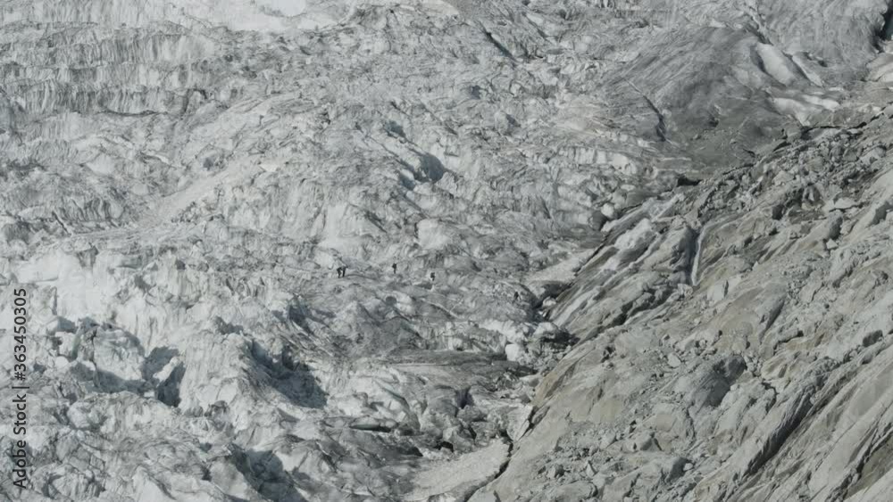 Glacier and Ice in the Chamonix Mountain Range Glacier and Ice in the Chamonix Mountain Range
