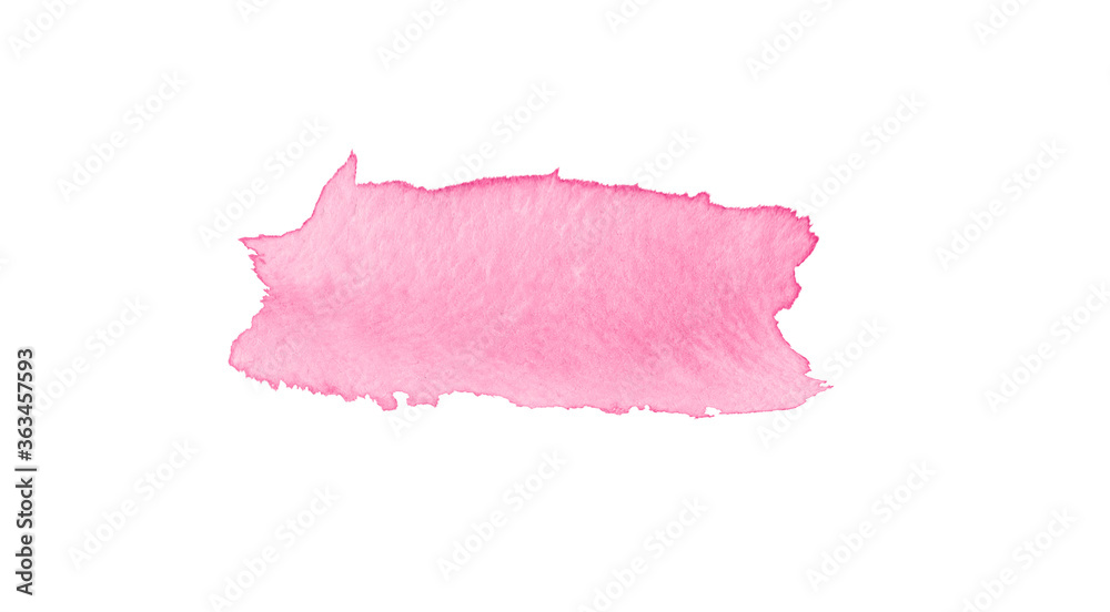 Beautiful pink paint brush for painting. Abstract paint brush concept