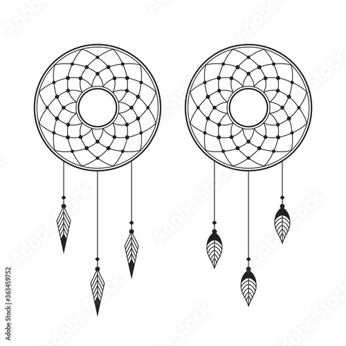 Flat mandala drawing coloring book vector in purple color