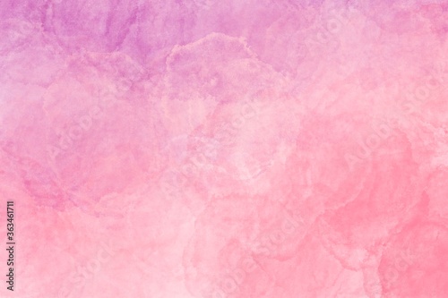 水彩背景 ピンクと紫