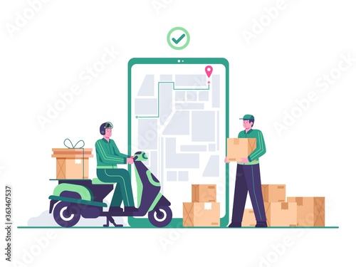 delivery concept illustration