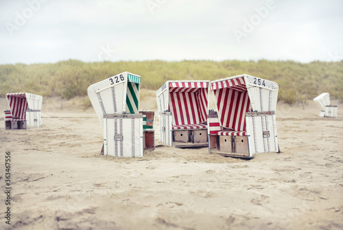 Beach Chair on a lonely beach