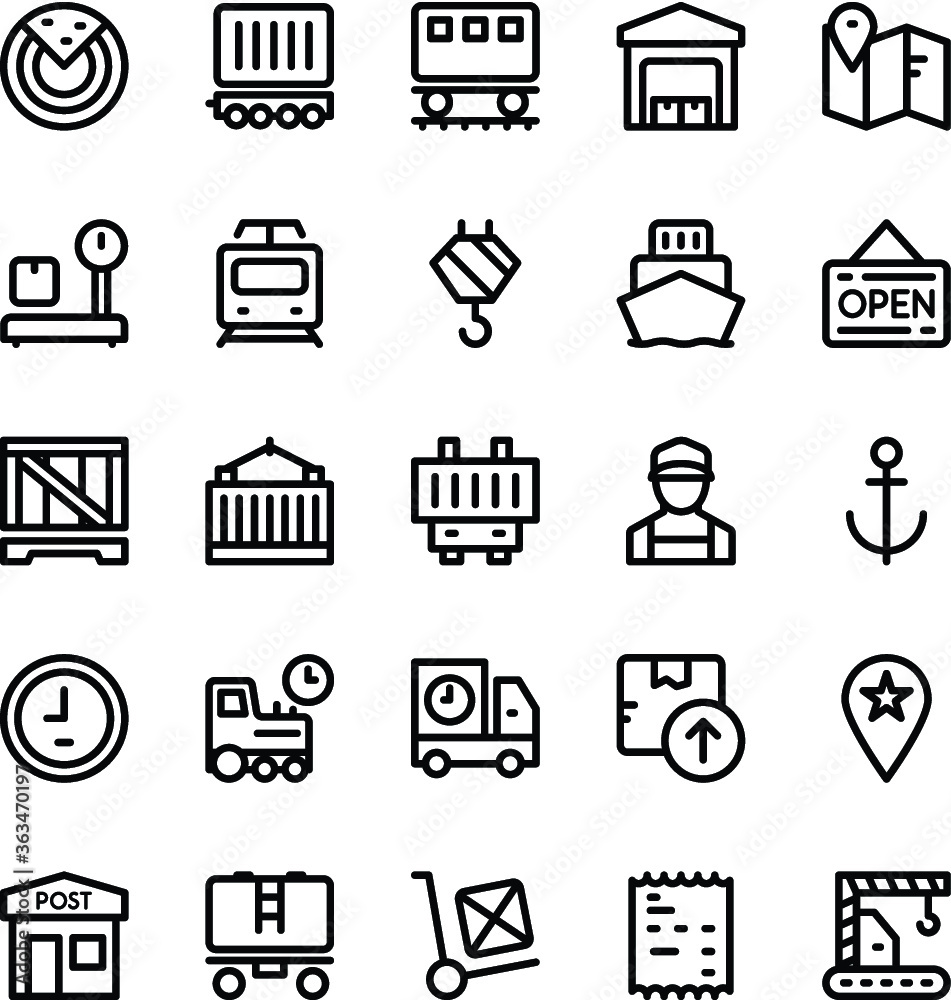 Global Logistics Vector Icons 3 Global Logistics Vector Icons 3