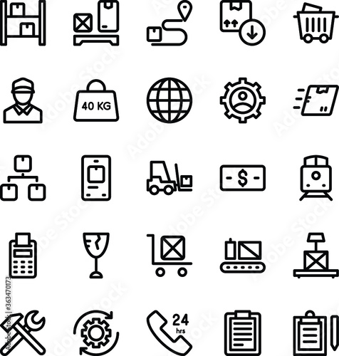 
Global Logistics Vector Icons 2
