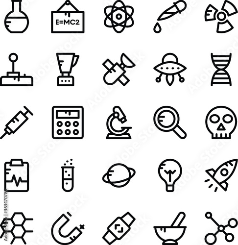 Science and Technology Vector Icons 1