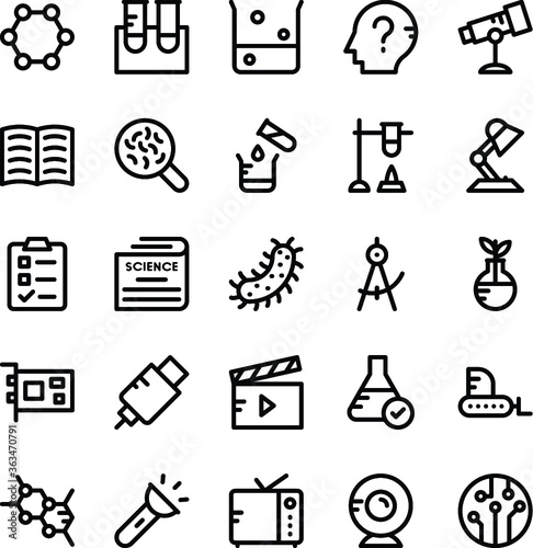 Science and Technology Vector Icons 2