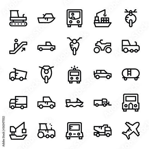 Transport Vector Icons 3