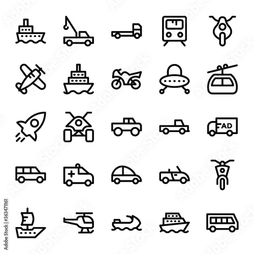 Transport Vector Icons 5