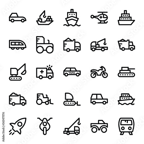 Transport Vector Icons 6