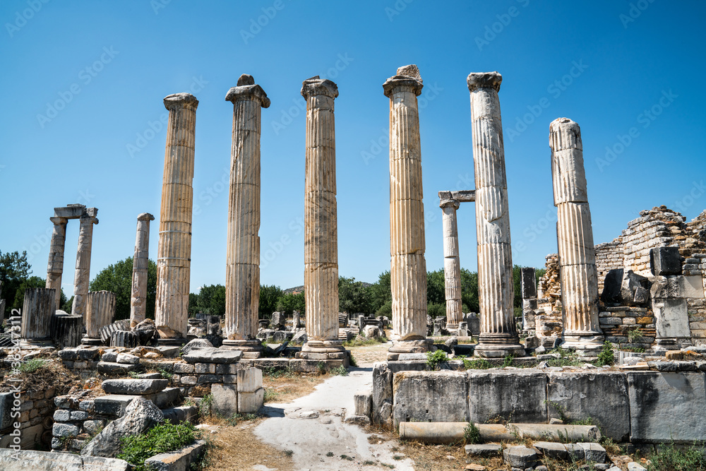 Afrodisias Ancient city.  (Aphrodisias) was named after Aphrodite, the Greek goddess of love. Aphrodite The most famous of cities called Aphrodisias. The UNESCO World Heritage. Aydın - TURKEY