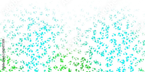 Light green vector pattern with abstract shapes.