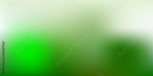 Dark Green vector blur background.
